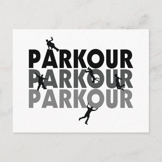 Parkour Free Running Postkarte (Vorderseite)