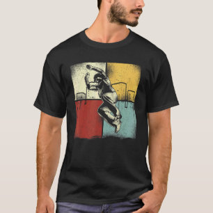 Parkour Free Running Traceur Retro Vintag T-Shirt