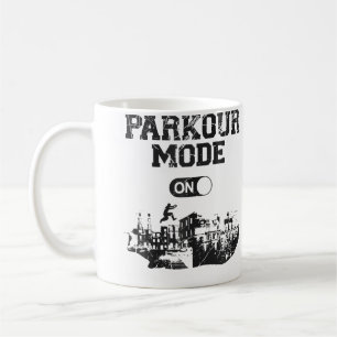 Parkour Free Running Traceur Vintage Parkour Mode Kaffeetasse
