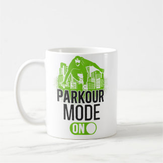 Parkour Free Running Traceur Vintage Parkour Mode Kaffeetasse