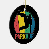 Parkour Free Running Training Traceur Retro Keramik Ornament (Rechts)