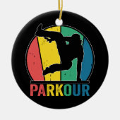 Parkour Free Running Training Traceur Retro Keramik Ornament (Vorne)
