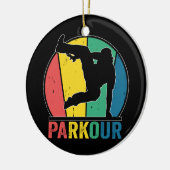 Parkour Free Running Training Traceur Retro Keramik Ornament (Links)