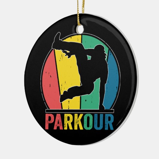 Parkour Free Running Training Traceur Retro Keramik Ornament (Links)
