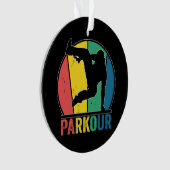 Parkour Free Running Training Traceur Retro Ornament (Vorderseite)