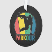 Parkour Free Running Training Traceur Retro Ornament (Vorderseite)
