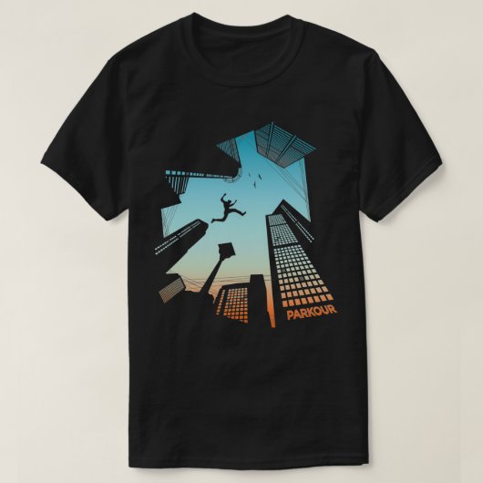 Parkour Freeruning Geschenk für Damen Kinder T-Shirt (Design vorne)