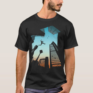 Parkour Freeruning Geschenk für Damen Kinder T-Shirt