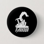 Parkour Freerunner Parkour Runner Button (Vorderseite)