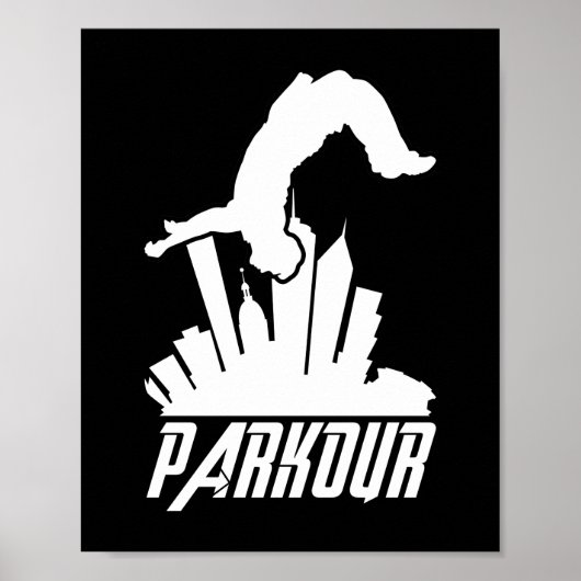 Parkour Freerunner Parkour Runner Poster (Vorne)