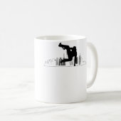 Parkour Freerunning Freerunner Kaffeetasse (VorderseiteRechts)
