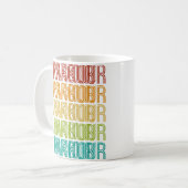 Parkour Freerunning Kaffeetasse (Vorderseite Links)