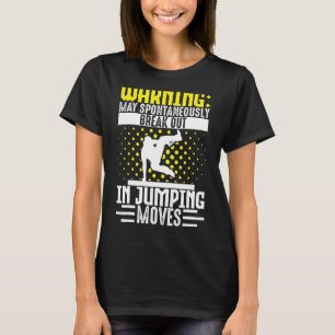 Parkour Freerunning Traceur Athlete Warnung Mai T-Shirt