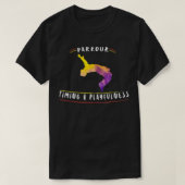 Parkour Gratis-Running-Geschenke T-Shirt (Design vorne)