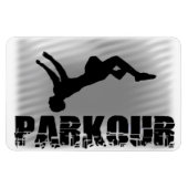 Parkour Gymnast Magnet (Horizontal)