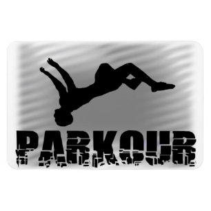 Parkour Gymnast Magnet