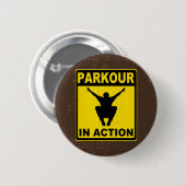 Parkour im Aktions-Schild Button (Vorne & Hinten)