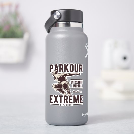 PARKOUR INDIVIDUELLE NAME AUFKLEBER (HydroFlask)