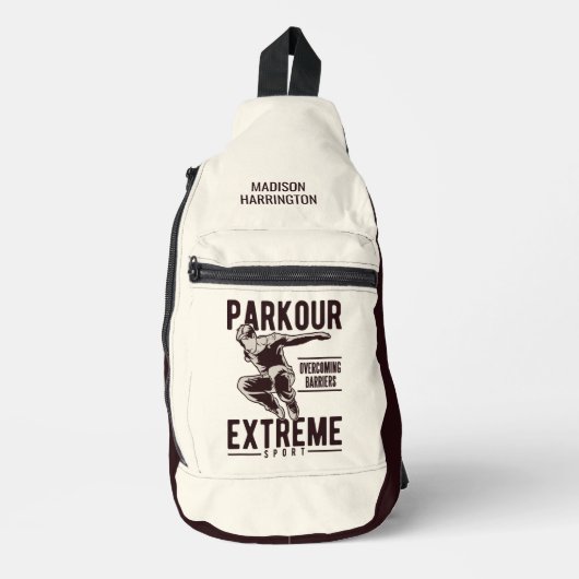 PARKOUR INDIVIDUELLE NAME CROSSBODY BAG (Vorderseite)