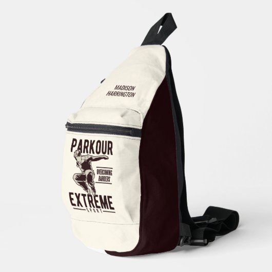 PARKOUR INDIVIDUELLE NAME CROSSBODY BAG (Rechte Ecke)