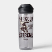 PARKOUR INDIVIDUELLE NAME TRINKFLASCHE (Rückseite)