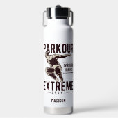PARKOUR INDIVIDUELLE NAME TRINKFLASCHE (Vorderseite)