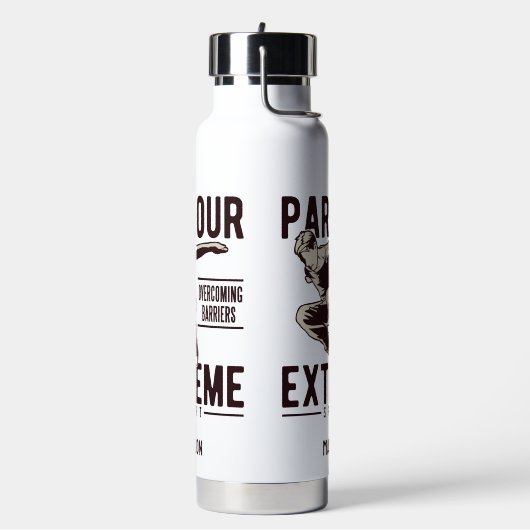 PARKOUR INDIVIDUELLE NAME TRINKFLASCHE (Links)