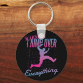 Parkour Jump Man Design Schlüsselanhänger (Vorderseite)