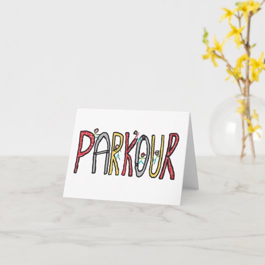 Parkour Karte (Gelbe Blume)