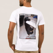 Parkour Katze T-Shirt (Rückseite)