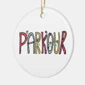 Parkour Keramik Ornament (Links)