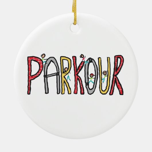 Parkour Keramik Ornament (Hinten)