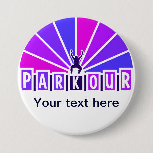 PARKOUR Knopf, fertigen besonders an Button