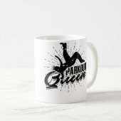 Parkour-Königin - Parkour Kaffeetasse (VorderseiteRechts)