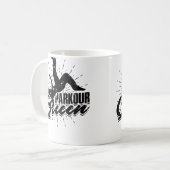 Parkour-Königin - Parkour Kaffeetasse (Vorderseite Links)