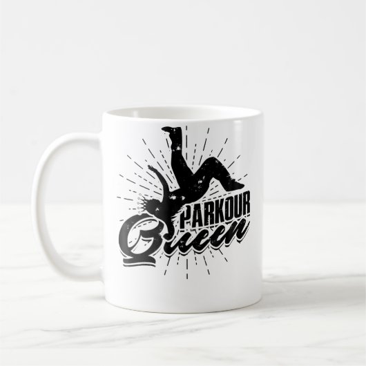 Parkour-Königin - Parkour Kaffeetasse (Links)