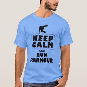 Parkour-Lauf läufer Climber Freerunner Sport Retro T-Shirt