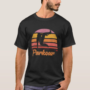 Parkour Lauf Sprung Fliegen Moderne Outdoor-Hobby T-Shirt
