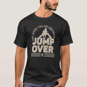 Parkour Leben gibt Ihnen einen Hindernissprung dar T-Shirt