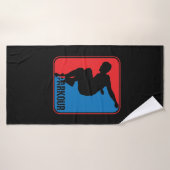 parkour Logo Badehandtuch (Badehandtuch)