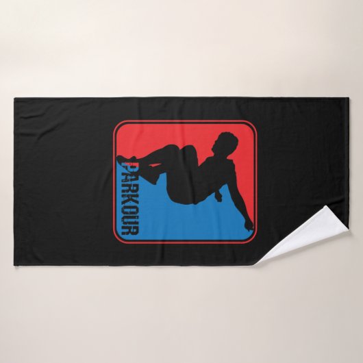 parkour Logo Badehandtuch (Badehandtuch)