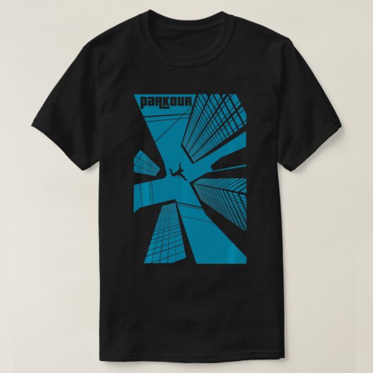 Parkour Lovers Free Running Hobby T-Shirt (Design vorne)