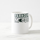 Parkour-Modus Ein Freerunning Parkour Kaffeetasse (VorderseiteRechts)