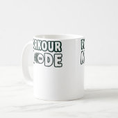 Parkour-Modus Ein Freerunning Parkour Kaffeetasse (Vorderseite Links)