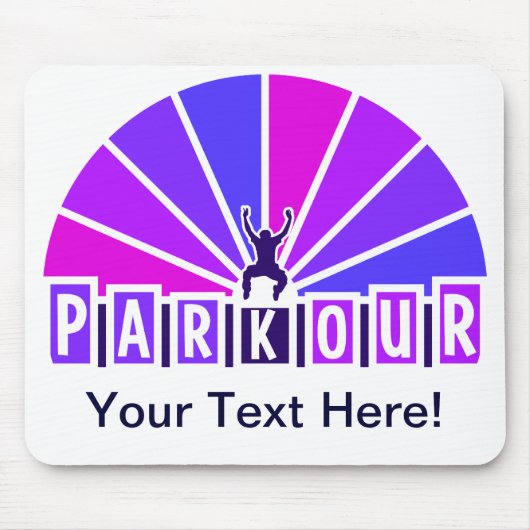 PARKOUR mousepad, anpassen Mousepad (Vorne)