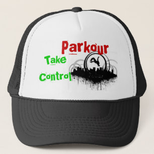 Parkour, nehmen Kontrolle Truckerkappe