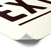 PARKOUR-Plakat Poster (Ecke)