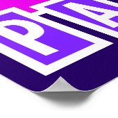 PARKOUR-Plakat Poster (Ecke)