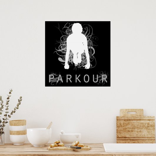Parkour Poster (Küche)