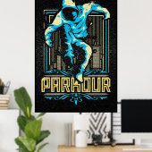Parkour Poster - Parcour Poster - Parcours (Heimbüro)